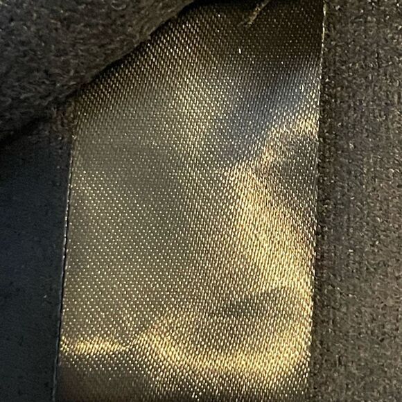 Kendal & Kyle Faux Leather Mini Skirt Black Double Silver Zipper Front S - Picture 4 of 5